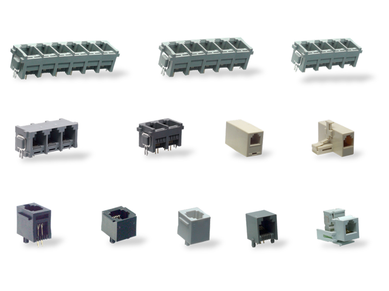 Briefly describe the structural characteristics and operation points of RJ45 socket
